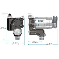 BOMBA DE TRANSFERENCIA DE COMBUSTIBLE GPRO DE 20 GPM Y 115 V - SALIDA DE 1 PULGADA