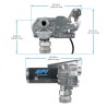 BOMBA DE TRANSFERENCIA DE COMBUSTIBLE GPI DE 18 GPM Y 12 V